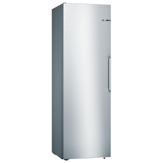 Image of Bosch KSV36VLEP Serie 4 - Frigorifero monoporta 346 L, 186 cm, Classe E, 39 dB, VitaFresh, Acciaio inox