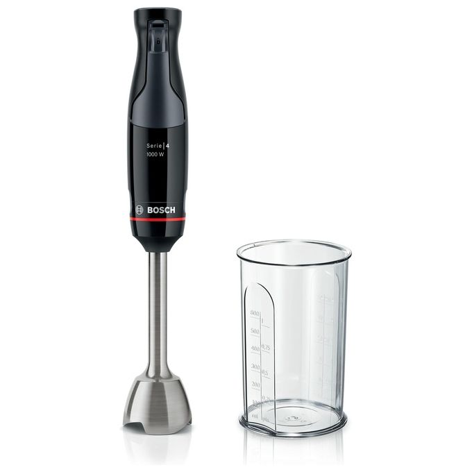 Bosch Serie 4 MSM4B610 Frullatore ad immersione 06 Litri 1000 W Antracite Nero