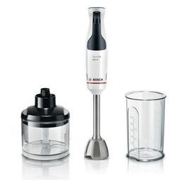 Bosch Serie 4 MSM4W420 Frullatore per Cottura 0.6 Litri 800W Nero/Trasparente/Bianco