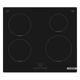 Serie 4 PUE611BB5J Piano cottura a induzione in vetroceramica 60 cm 4 zone standard Touch Select Nero