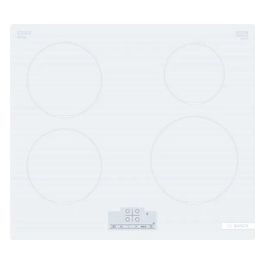Serie 4 PUE612BB1J Piano Cottura a Induzione Finitura Bianco Da 60 Cm
