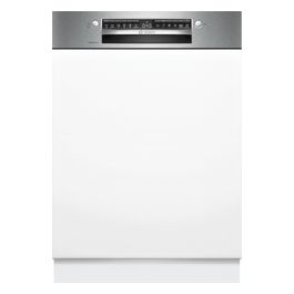 Serie 4 SMI4EVS08E Lavastoviglie da incasso a scomparsa parziale 14 coperti Classe B Rumorosità 44 dB Efficient Dry Home Connect 6 programmi 3' cestello 60 cm Frontalino Acciaio