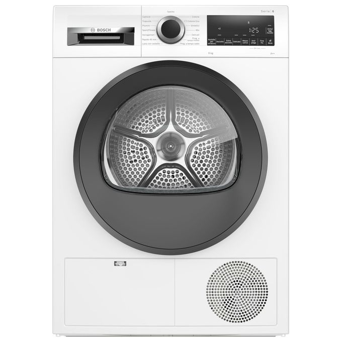 Image of Bosch Serie 6 Asciugatrice a Pompa di Calore 9Kg Classe Energetica A con Filtro EasyClean