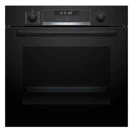 Serie 6 HBG578BB3 Forno elettrico da incasso 71 Litri Classe A+ Pirolitico Display digitale LCD bianco 30 programmi automatici 10 funzioni tra cui Air fry (con teglia inclusa) 60 cm Nero