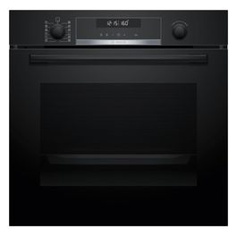 Serie 6 HBG578BB3 Forno elettrico da incasso 71 Litri Classe A+ Pirolitico Display digitale LCD bianco 30 programmi automatici 10 funzioni tra cui Air fry (con teglia inclusa) 60 cm Nero