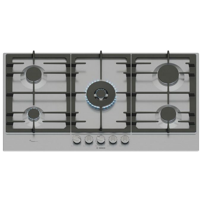 Bosch serie 6 PCR9A5I90 Piano cottura a gas 90cm 5 fuori 41Wok cent...