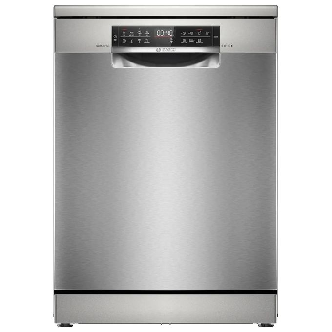 Bosch SMS6ECI12E Serie 6 Lavastoviglie libera installazione 14 coperti Classe A 42 dB Wi-Fi (84.5x60x60 cm) colore Inox