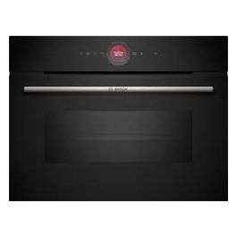 Serie 8 CMG7241B2 Forno da incasso compatto combinato a microonde 45 Litri Cleaning Assistance (idrolisi), ring digitale TFT touch Sistema di cottura automatico DishAssist 16 funzioni 45 cm Nero