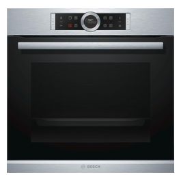HRG675BS1 Serie 8 Forno Elettrico Multifunzione da Incasso a Vapore Pirolitico Capacita' 71 Litri Classe energetica A+ 11 Programmi ActiveClean Fast Pre-Heating 60 cm Acciaio Inox