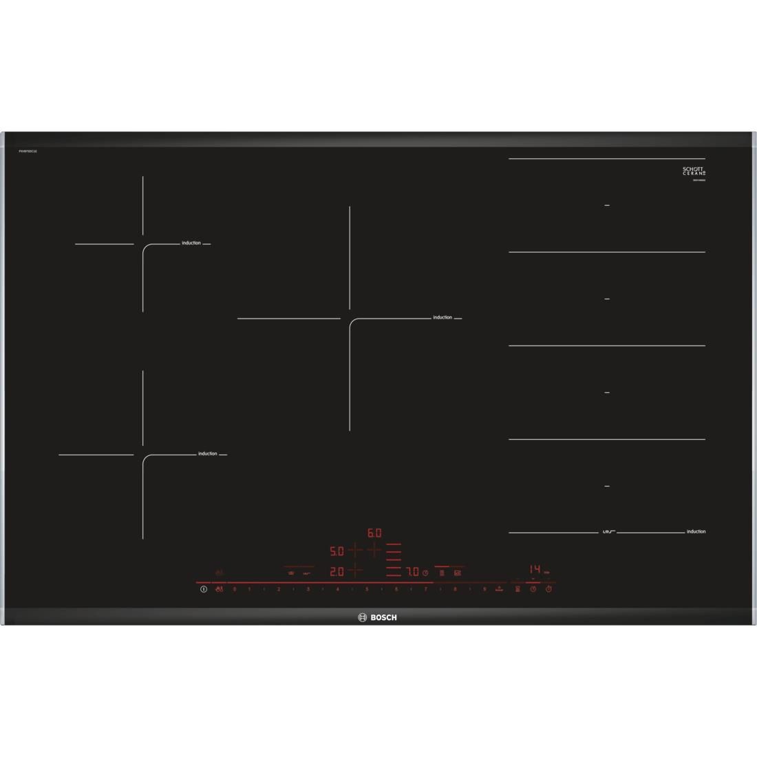 Bosch PXV875DC1E Serie 8 Piano Cottura a Induzione 5 Zone | Yeppon