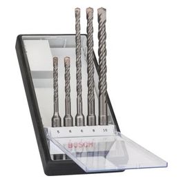 Bosch Set da 5 Pezzi di Punte per Martelli Perforatori Robust Line SDS Plus-5