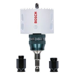 Bosch Set Seghe a Tazza per Legno e Metallo Starter Kit Accessorio per Foratrice Ø 68mm