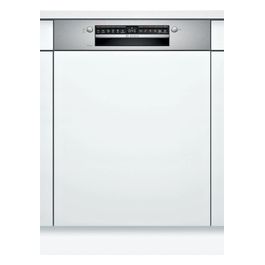 Bosch SMI4ITS10E Lavastoviglie da Incasso A scomparsa parziale 12 Coperti  Classe energetica E 6 programmi Home Connect Motore EcoSilence Drive 60 cm  Inox