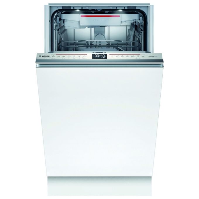 Bosch SPV6EMX11E Lavastoviglie Slim da Incasso Serie 6 10 Coperti HomeConnect Classe D 45 cm 6 programmi