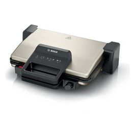 TCG3302 Bistecchiera 2000W 3 Posizioni di Cottura Antiaderente Argento