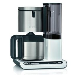 Bosch TKA 8A 681 Styline Macchina da Caffe' con Filtro e Caraffa Termica Automatica 1100W Bianco