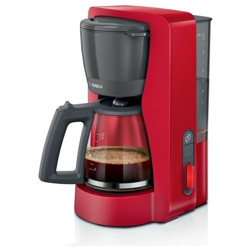 Bosch TKA3M134 MyMoment Macchina da Caffè Americano con Serbatoio dell'Acqua Rimovibile Rosso
