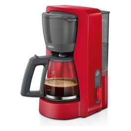 Bosch TKA3M134 MyMoment Macchina da Caffè Americano con Serbatoio dell'Acqua Rimovibile Rosso