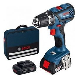 Bosch Trapano Batteria 1+1 Gsr 18-2li