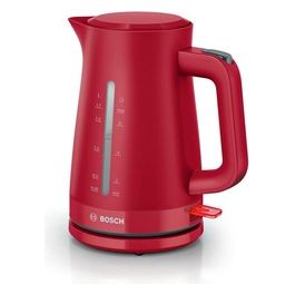 TWK3M124 MyMoment Bollitore Elettrico Impugnatura Ergonomica Ampia Apertura Capacità 1.7 Litri Plastica di Alta Qualità Rosso