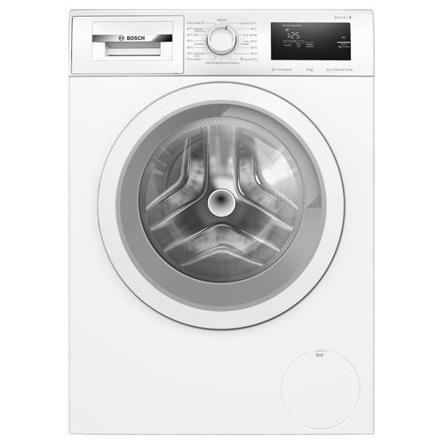 WAN24009II Serie 4 - Lavatrice a carica frontale 9 kg, 1200 rpm, Classe A, ActiveWater Plus, Iron Assist, (84,5x59,8x59 cm), Bianco