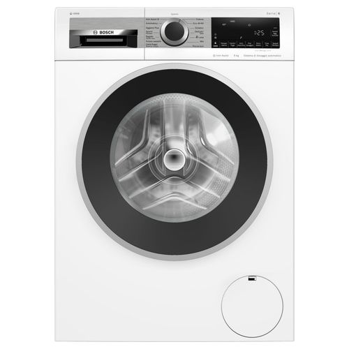 Serie 6 WGG244F1IT Lavatrice a carica frontale 9 Kg 1400 giri Classe A-Vapore Iron Assist Programma Hygiene Plus i-Dos Motore Inverter EcoSilence Bianco