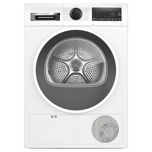 Serie 6 WQG24108IT Asciugatrice a pompa di calore 9 Kg Classe A++ Rumorosità 64dB Filtro Easy Clean AutoDry A Bianco
