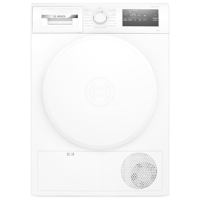 Image of Bosch WTH83208II Asciugatrice 8 Kg Classe A con Pompa di Calore Profondita' 61 cm Auto Dry Partenza Ritardata colore Bianco