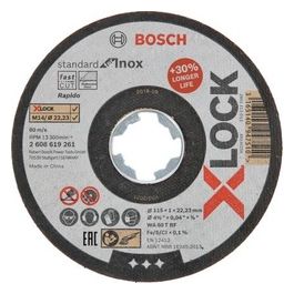 X-LOCK Disco da Taglio 115x1 Std f INOX