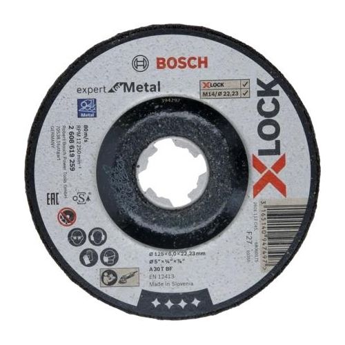 Bosch X-LOCK Mola da Sbavo 125X6mm EfM