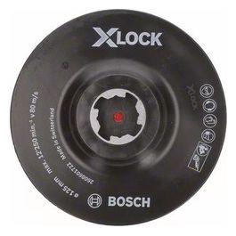 Bosch X-LOCK Platorello aSstrappo 125mm Hook and Loop