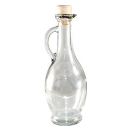 Bottiglia Egizia in Vetro Trasparente con Tappo a Pressione