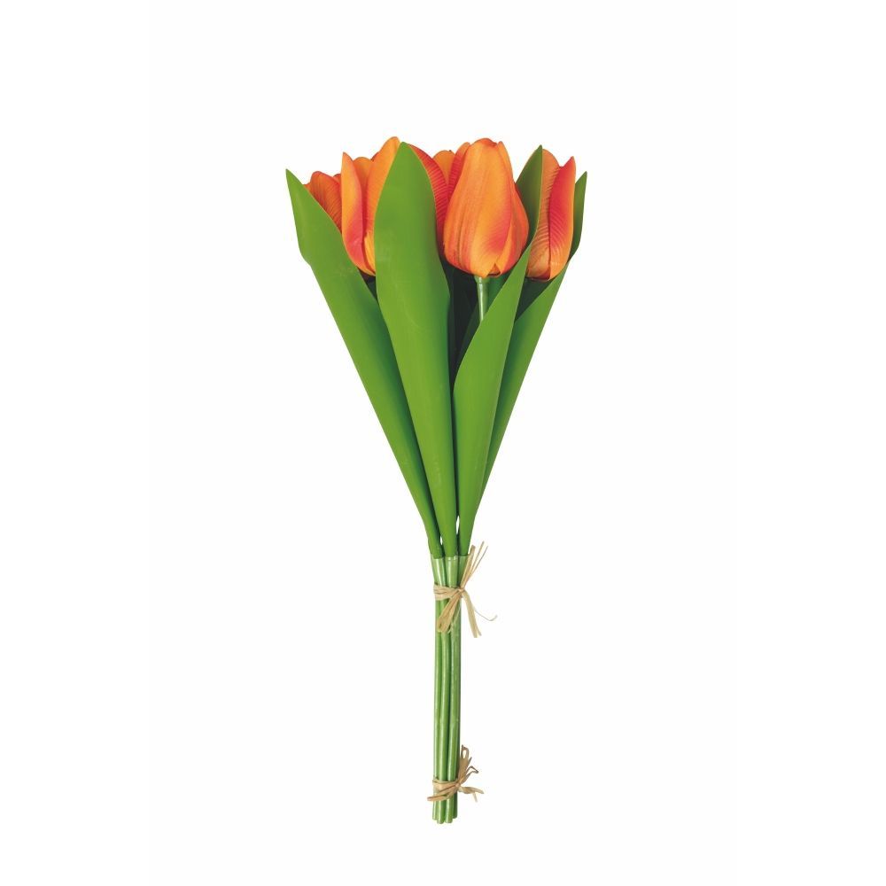Bouquet Artificiale Tulipani Arancio