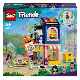 LEGO Friends 42614 Boutique Vintage, Giochi per Bambini da 6 Anni con Negozio Giocattolo di Moda, 3 Mini Bamboline e un Gatto