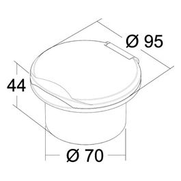 Box Doccia Classic Evo Cromato Tubo Inox 2,5 M (bulk 10 Pz)