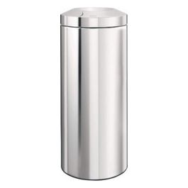 287527 Cestino Ignifugo Flameguard Paper Bin Inox Lucido 30 Litri Altezza 68.5cm