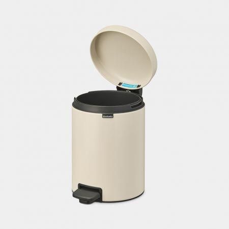 Brabantia Pattumiera a Pedale Newicon 5 Litri Beige