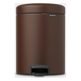 Pattumiera a Pedale Newicon 3 Litri Mineral Marrone