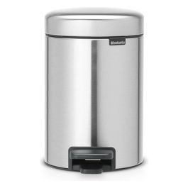Pedal Bin Newicon Pattumiera a Pedale 3 Litri Inox Satinato
