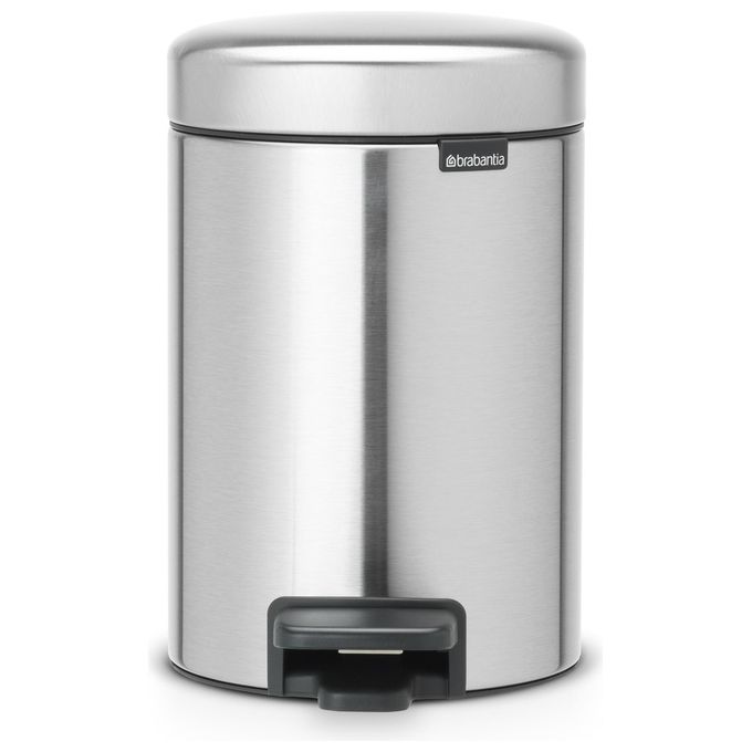 Brabantia Pedal Bin Newicon Pattumiera a Pedale 3 Litri Inox Satinato