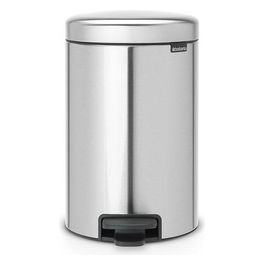 Pedal Bin Newicon Pattumiera a Pedale 12 Litri Inox Satinato FPP