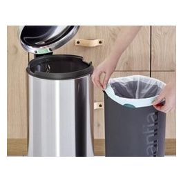 Pedal Bin Newicon Pattumiera a Pedale 30 Litri Inox Satinato FPP