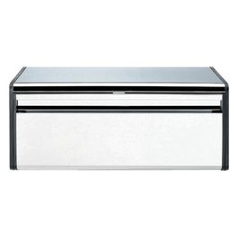 Brabantia Portapane con Apertura a Ribalta Acciaio Inossidabile Grigio Brilliant Steel