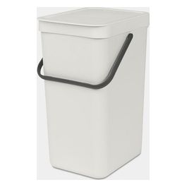 Sort e Go Contenitore per Rifiuti Grigio Chiaro 16 Litri