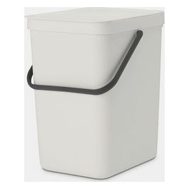 Sort e Go Contenitore per Rifiuti Grigio Chiaro 25 Litri
