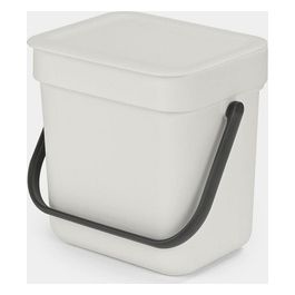 Sort e Go Contenitore per Rifiuti Grigio Chiaro 3 Litri