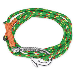 2JEWELS Bracciale in acciaio 316L e Nylon cord - Ipoallergenico