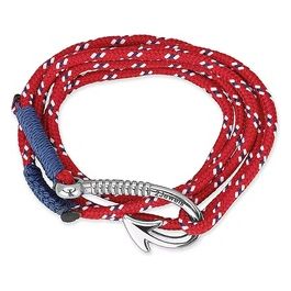 2JEWELS Bracciale in acciaio 316L e Nylon cord - Ipoallergenico