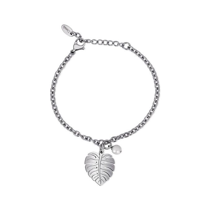 2JEWELS Bracciale in acciaio 316L ipoallergenico con perle coltivate