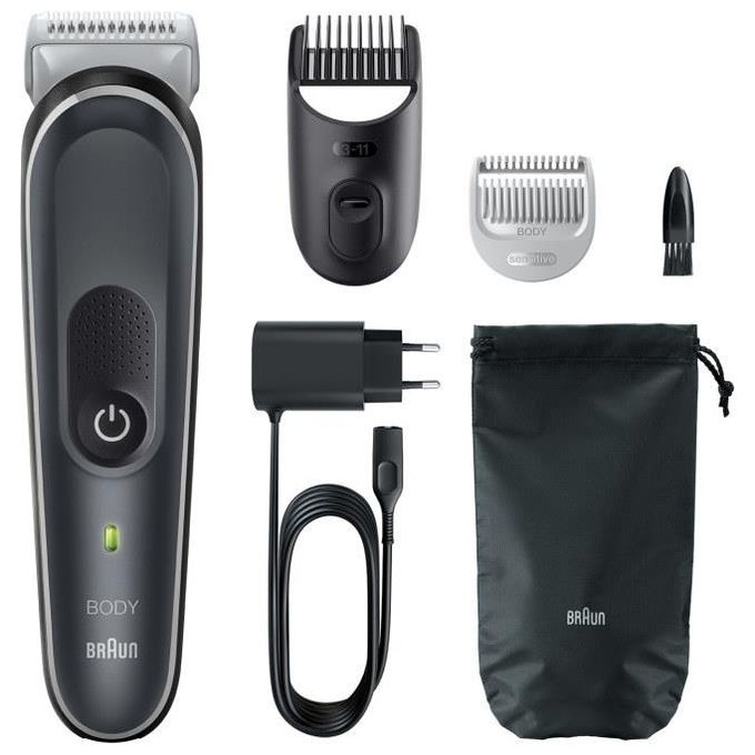 Image of Braun BG5350 Rasoio Elettrico Corpo Uomo Accessori Inclusi Nero